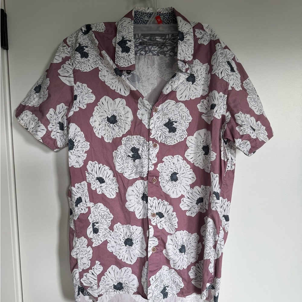 Floral Mauve Men's Shirt